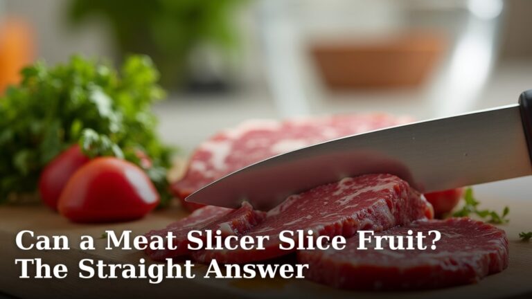 Can a Meat Slicer Slice Fruit? The Straight Answer