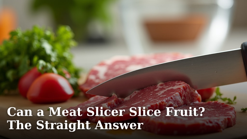 Can a Meat Slicer Slice Fruit? The Straight Answer