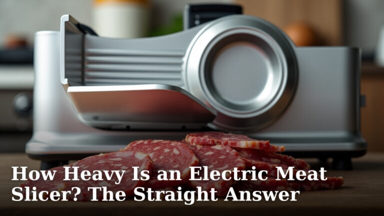 How Heavy Is an Electric Meat Slicer? The Straight Answer