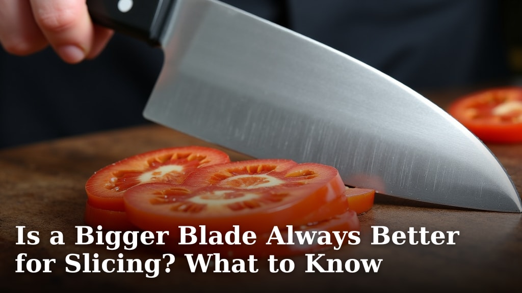 Is a Bigger Blade Always Better for Slicing? What to Know
