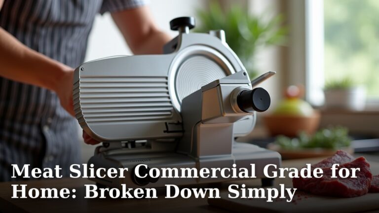 Meat Slicer Commercial Grade for Home: Broken Down Simply
