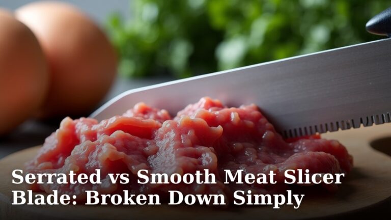 Serrated vs Smooth Meat Slicer Blade: Broken Down Simply