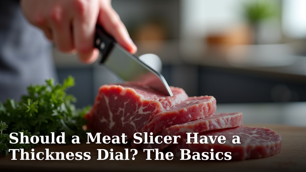 Should a Meat Slicer Have a Thickness Dial? The Basics