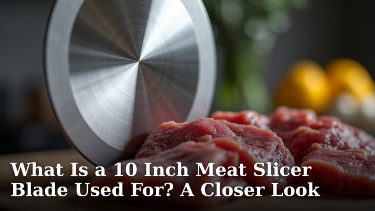 What Is a 10 Inch Meat Slicer Blade Used For? A Closer Look