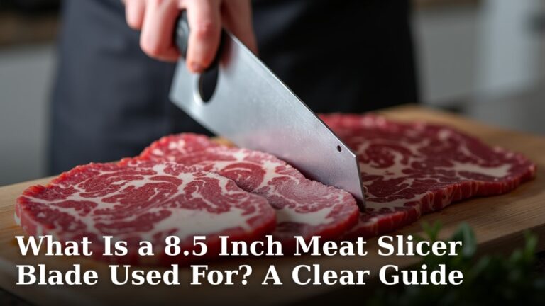 What Is a 8.5 Inch Meat Slicer Blade Used For? A Clear Guide