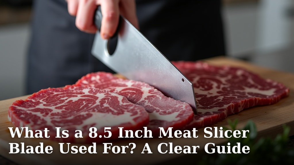 What Is a 8.5 Inch Meat Slicer Blade Used For? A Clear Guide