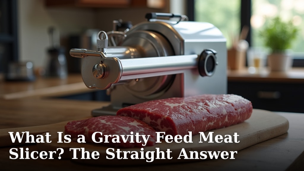 What Is a Gravity Feed Meat Slicer? The Straight Answer