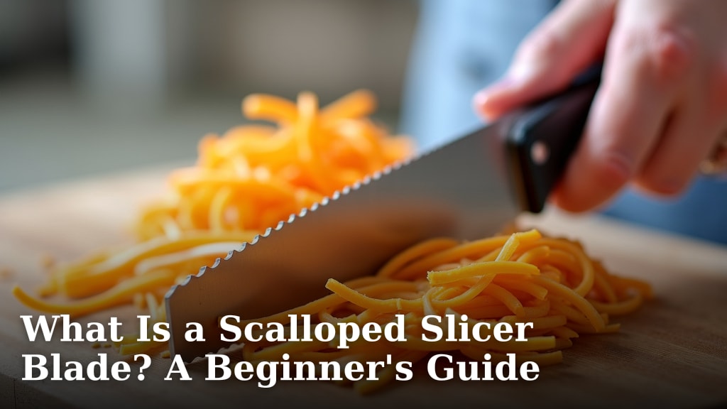 What Is a Scalloped Slicer Blade? A Beginner's Guide
