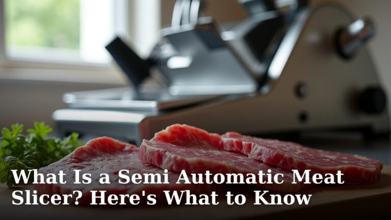 What Is a Semi Automatic Meat Slicer? Here's What to Know