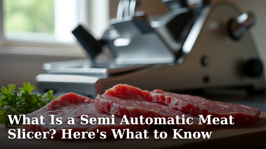 What Is a Semi Automatic Meat Slicer? Here's What to Know