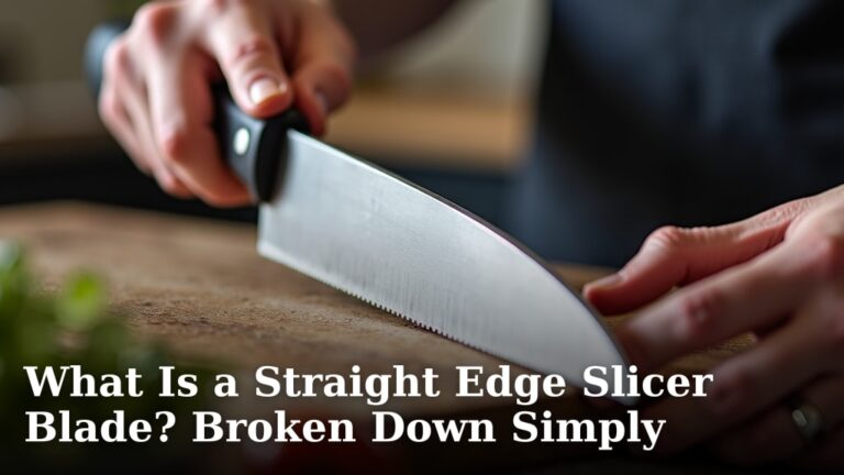 What Is a Straight Edge Slicer Blade? Broken Down Simply