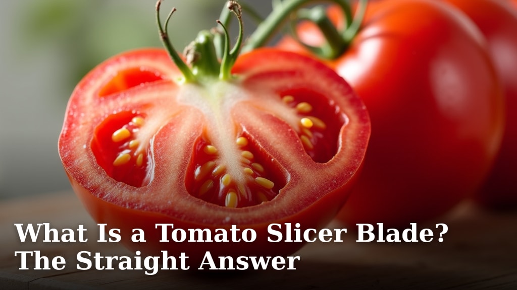 What Is a Tomato Slicer Blade? The Straight Answer