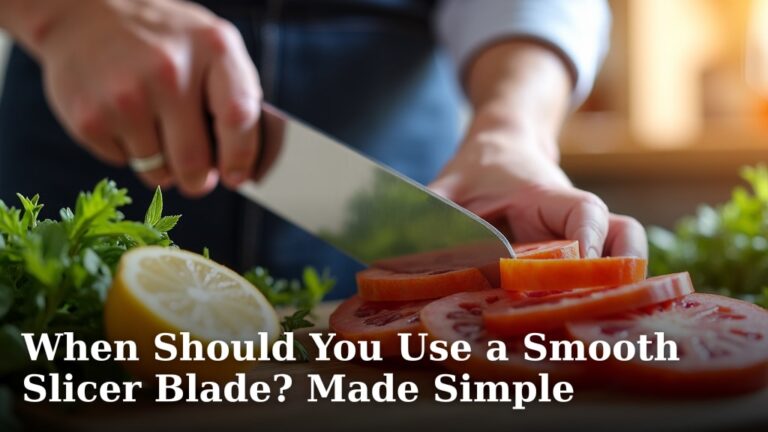 When Should You Use a Smooth Slicer Blade? Made Simple